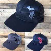 Stars and Stripes Michigan Skull®