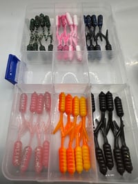 Split Tail Grub Minnow 48 pcs Kit #2