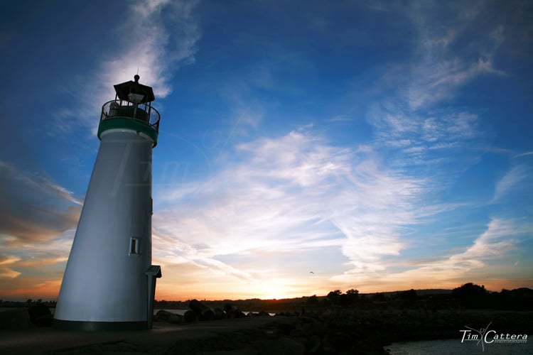 Image of Sunset at the Harbor Lighthouse
