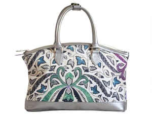 Image of Fern Silver Extra Large Satchel