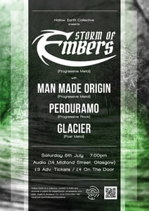 Image of Storm Of Embers + Support @ Audio, Glasgow Tickets