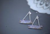 Image of 'Tall Boat' Earrings