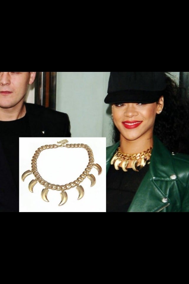 Image of Rihanna Inspired Claw Necklace 