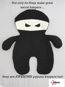 Image of Ninja PJ Pyjama Keeper - MADE TO ORDER - Standard Polar Fleece