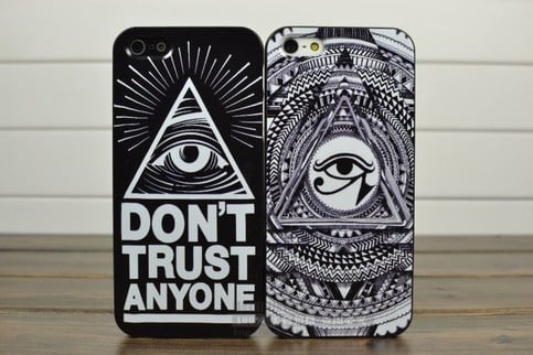Image of [GRDX02106]EYE TOTEM HARD COVER CASE FOR IPHONE 4/4S/5