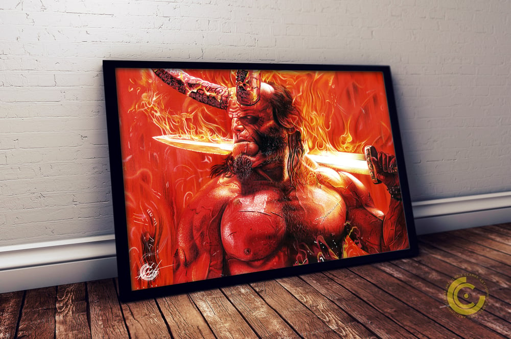 Image of HellBoy Limited Edition Print
