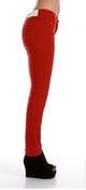 Image of Kochi Colored Low Rise Skinny Jean In Red