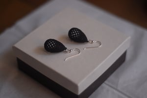 Image of Teardrop Spiral earrings