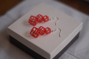 Image of Rhombic Dodecahedron earrings