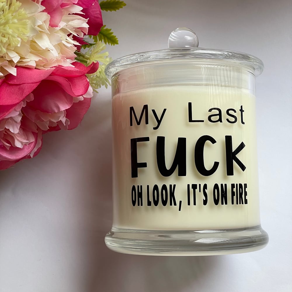 My Last F**k Candle (Double Wicks)