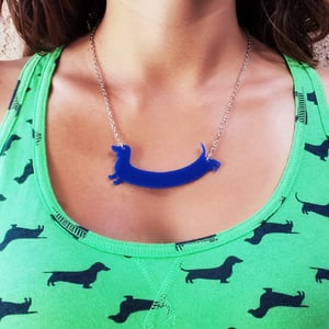 Image of Doxie Love Necklace - Blue