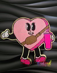 Image 1 of Boujee Heart Chenille 