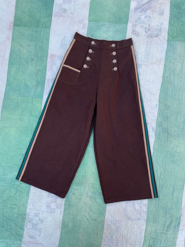Sailor Trousers in Brown