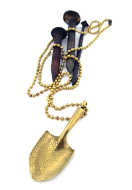 Image of The Grave Digger, Shovel-Head Necklace