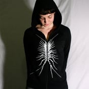 Image of Scutigera coleoptrata Girly Zip Hoodie