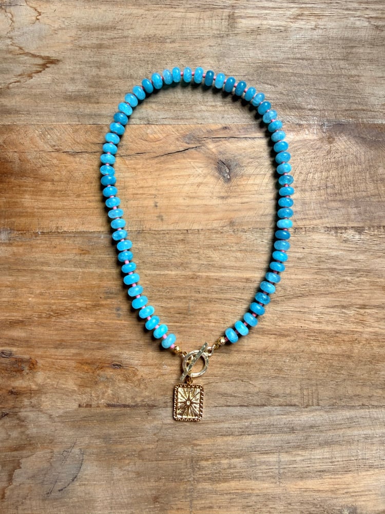 Image of Stone Beaded Necklace - Solids