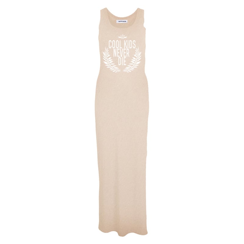 Image of Cool Kids Never Die Long Dress NUDE
