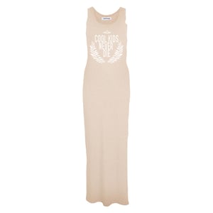 Image of Cool Kids Never Die Long Dress NUDE