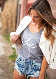 Image of That Chic Cray ©- Gray T-shirt 