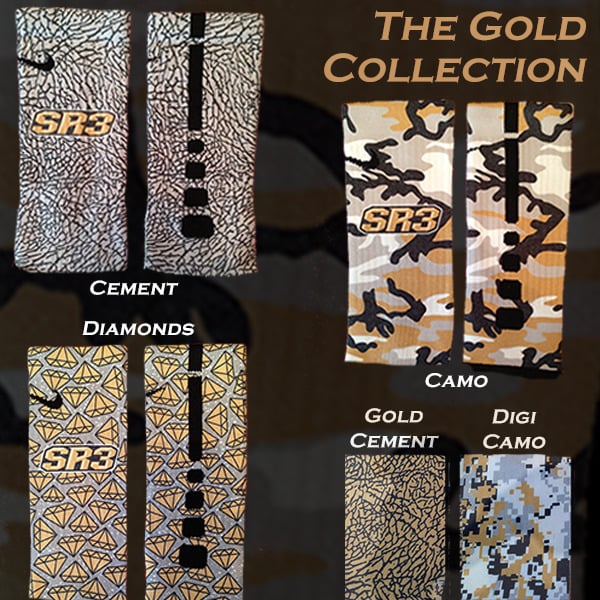 Image of Nike Elite Socks- Gold Collection