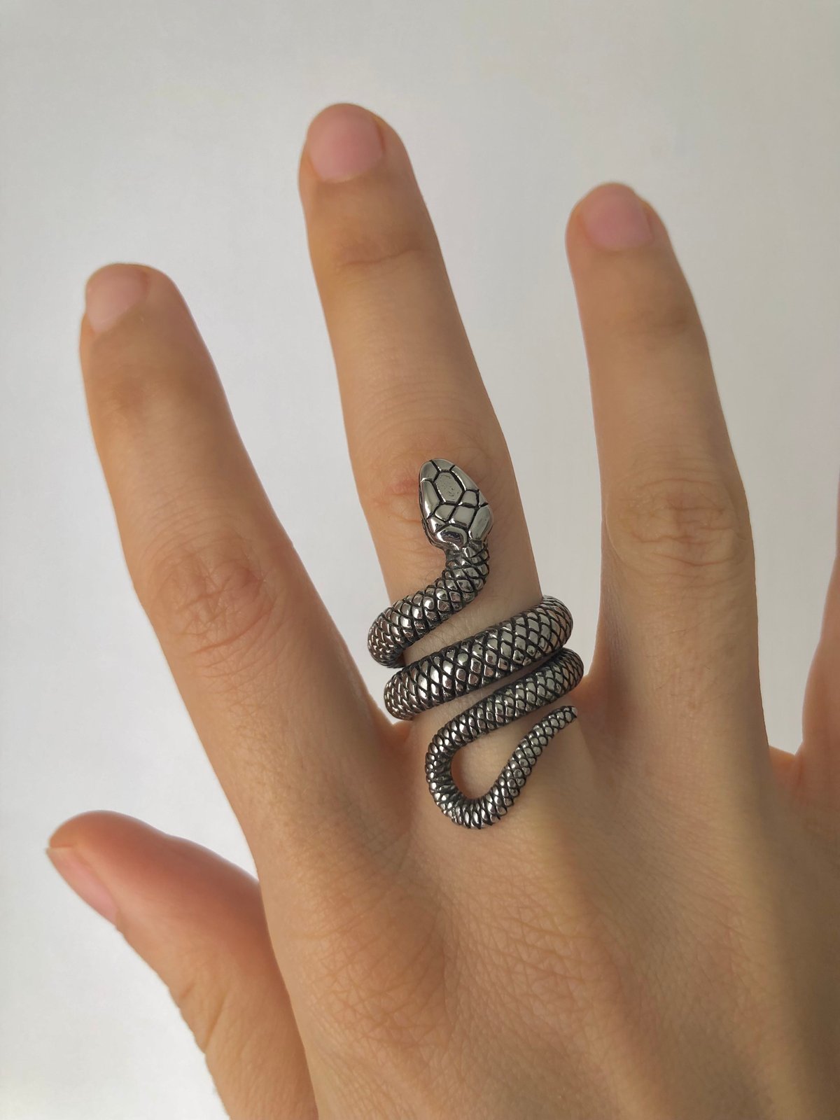 Wrap around snake on sale ring