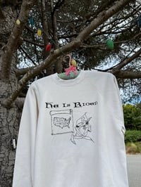Image 3 of He is Riden Crewneck ~ eggshell