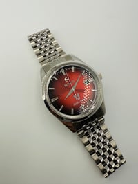 Image 5 of Rado Golden Horse Auto Men’s Watch Red Dial Date Steel Bracelet Swiss Made