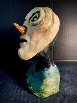 Image of Teod “Smile Wonder” Ceramic bust.