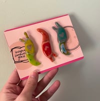 Image 4 of Fused glass slug magnets