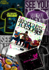 Image of Fan Bundle - Shirt + EP 'Pictures Of You' + Signed-Poster + 3 Buttons