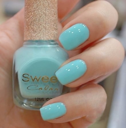Image of Sky Blue Sweet Color 12ml Nail Polish