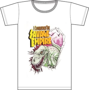 Image of Retro Computer Game Nerd 'Savage Empire' Tshirt.