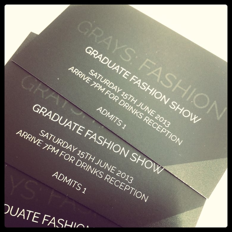 Image of Graduate Fashion Show Ticket - 15th June.