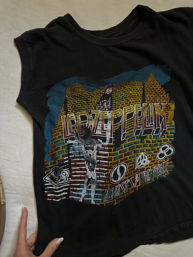 70s Led Zeppelin 'Houses of the Holy' t shirt tee vintage