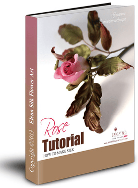 Image of Tutorial for making silk rose using 'Somebana' technique