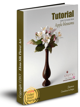 Image of How to make a silk flower APPLE BLOSSOM tutorial using ancient Japanese Somebana technique PDF