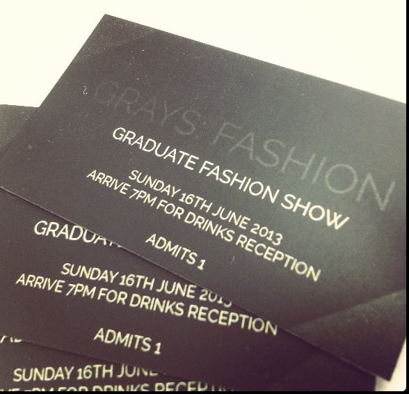 Image of Graduate Fashion Show Ticket - 16th June.