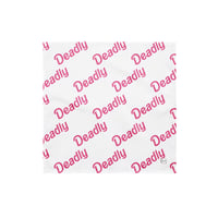 Image 3 of All-over print bandana ”Deadly Barbz” (White)