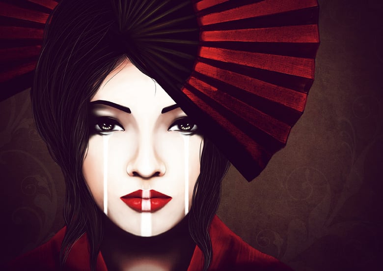 Image of A3 Print Geisha 