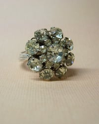 Image 2 of "The Winter Queen" vintage button ring