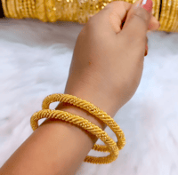 Image 2 of 2 Pieces Gold Plated Bangles Set_GPB_1222