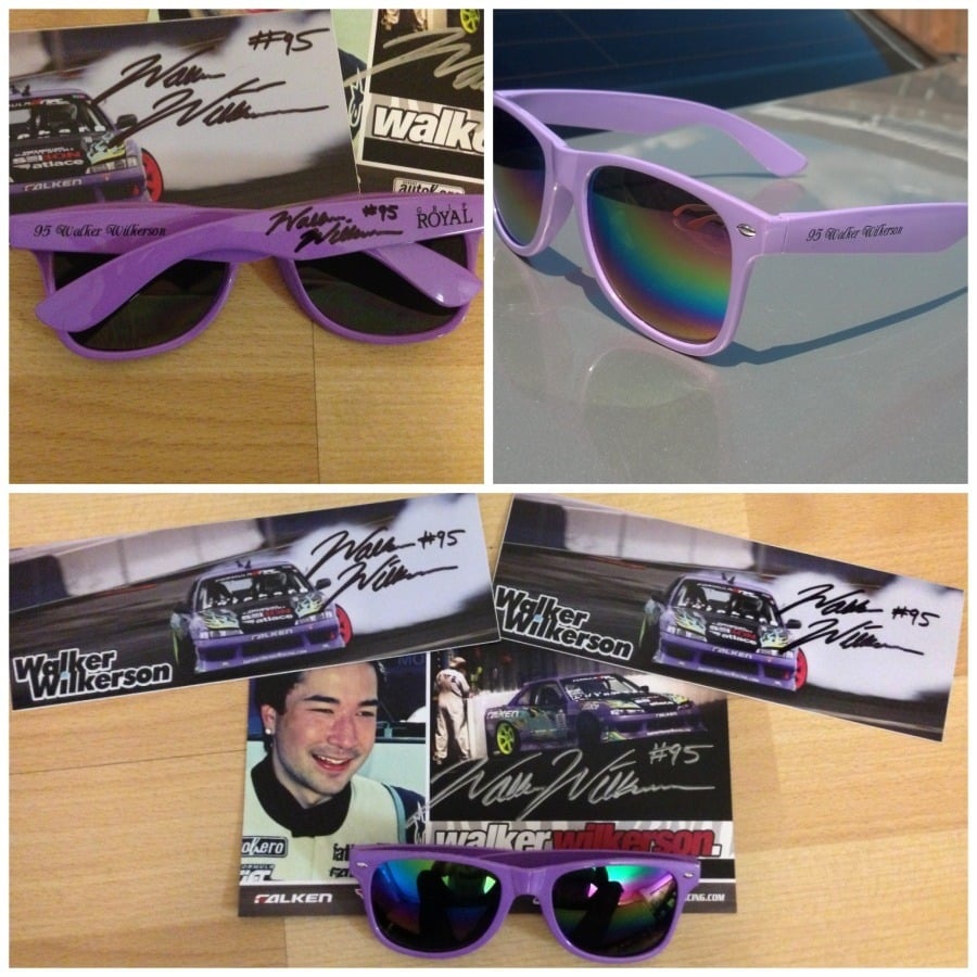 Image of Grip Royal x Walker Wilkerson Purple Sunglasses *Limited Edition*