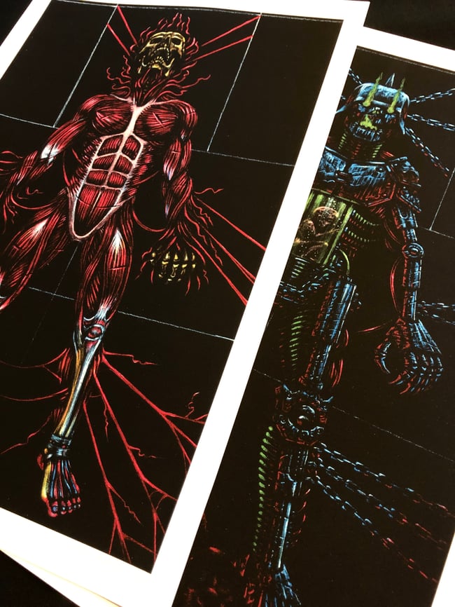 "Man//Machine" print