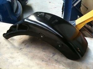 Image of TRIUMPH SPEEDMASTER AND AMERICA ALL MODELS - GRP BOBBED REAR FENDER