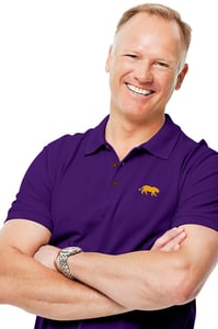 Image of Tiger Supply Logo Polo Purple