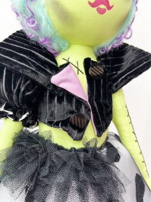 Image of RESERVED FOR TAMARA MEDIUM SPOOKY ART DOLL 