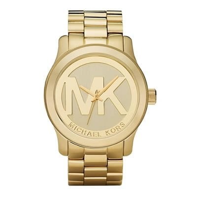 Michael kors watch with big mk logo Clearance