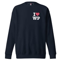 Image 1 of I Love Water Polo Crewneck Pocket Logo - Adult (Dark Colors)