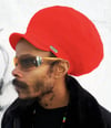 Jah Roots Stretch Hats With Beak (Red)