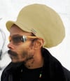 Jah Roots Stretch Hats With Beak (Khaki)